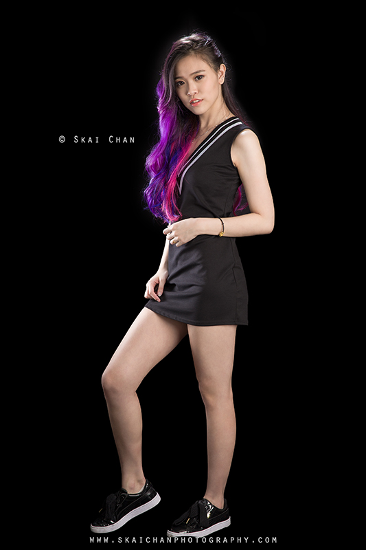 Modelling portfolio photoshoot session with Ashley Xuanxuan at Tanjong Pagar