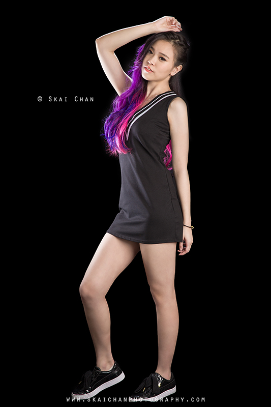 Modelling portfolio photoshoot session with Ashley Xuanxuan at Tanjong Pagar