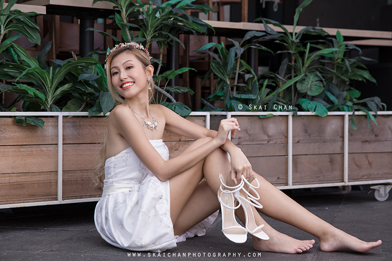Bridal photoshoot session with Ng Shinyi at Hill Street & Clarke Quay