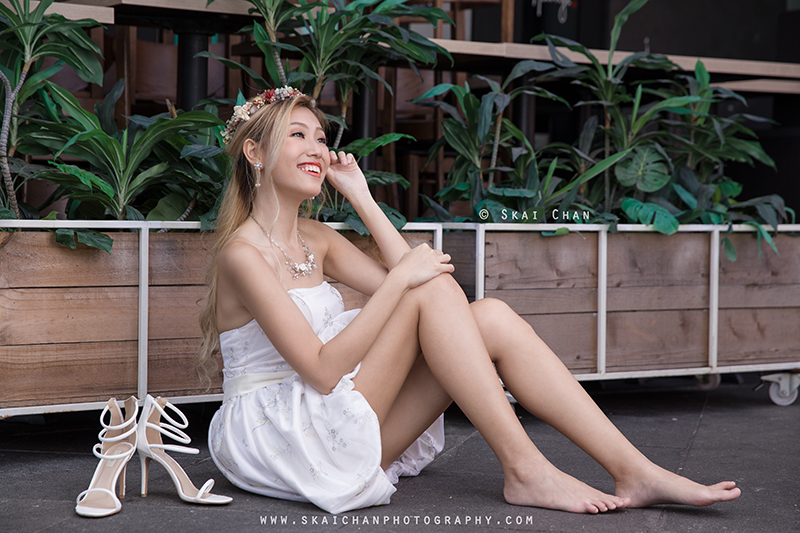 Bridal photoshoot session with Ng Shinyi at Hill Street & Clarke Quay