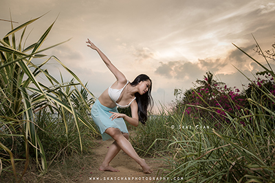 Outdoor High-End Sunset Bikini Beach Dance Photoshoot - Jasmine Lim @ Palawan Beach, Sentosa