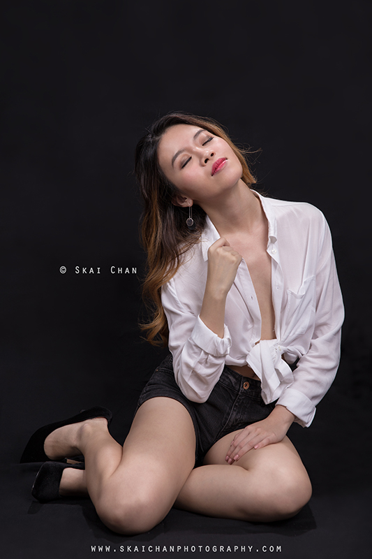 Modelling portfolio photoshoot session with Debbie Tan at Tanjong Pagar (photography studio)