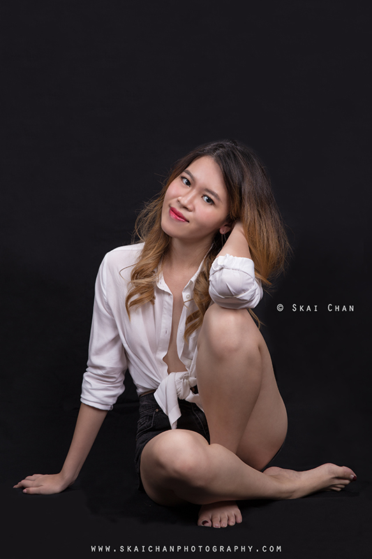 Modelling portfolio photoshoot session with Debbie Tan at Tanjong Pagar (photography studio)