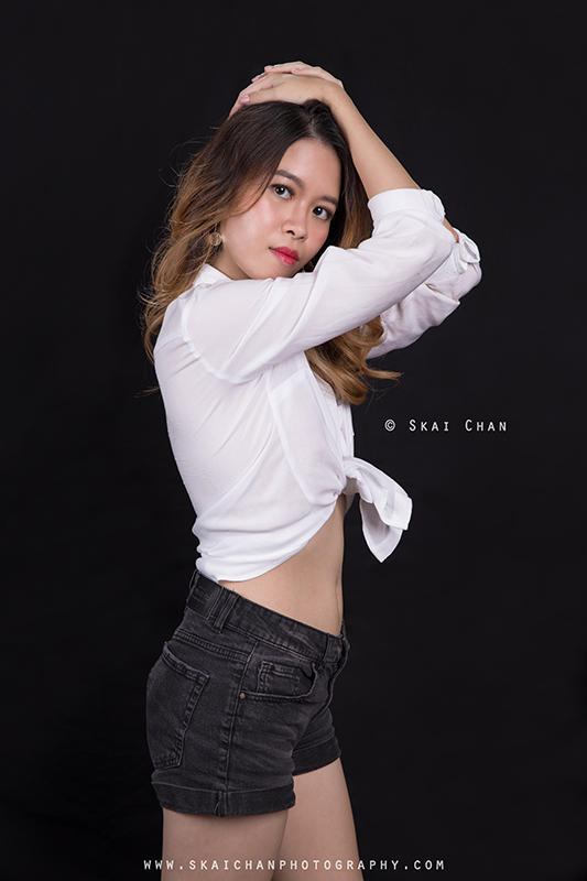 Modelling portfolio photoshoot session with Debbie Tan at Tanjong Pagar (photography studio)