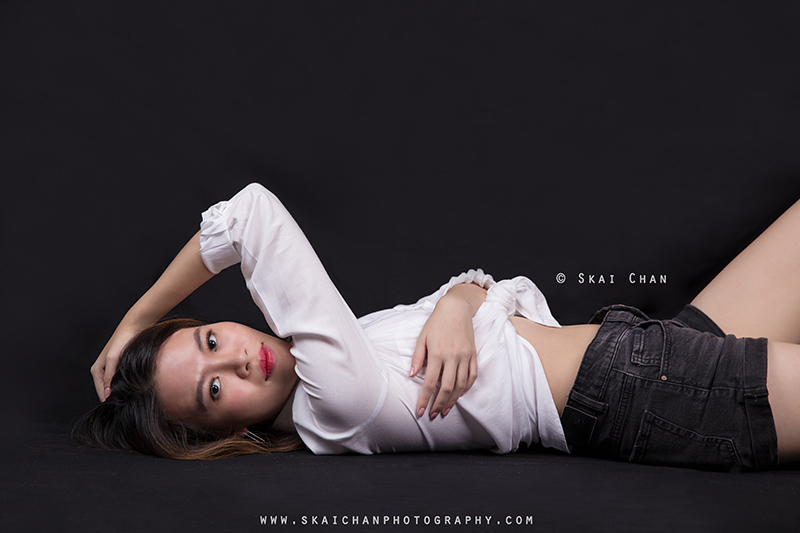 Modelling portfolio photoshoot session with Debbie Tan at Tanjong Pagar (photography studio)