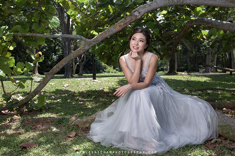 Bridal photoshoot session with Ayumi Inagaki at East Coast Park (ECP)