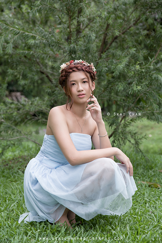 Bridal photoshoot session with Melanie at Pearl's Hill City Park