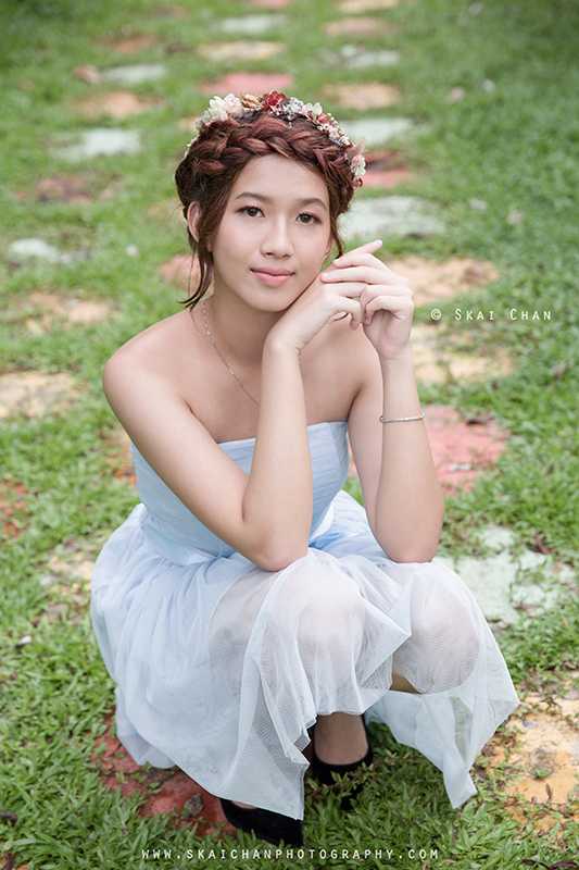 Bridal photoshoot session with Melanie at Pearl's Hill City Park