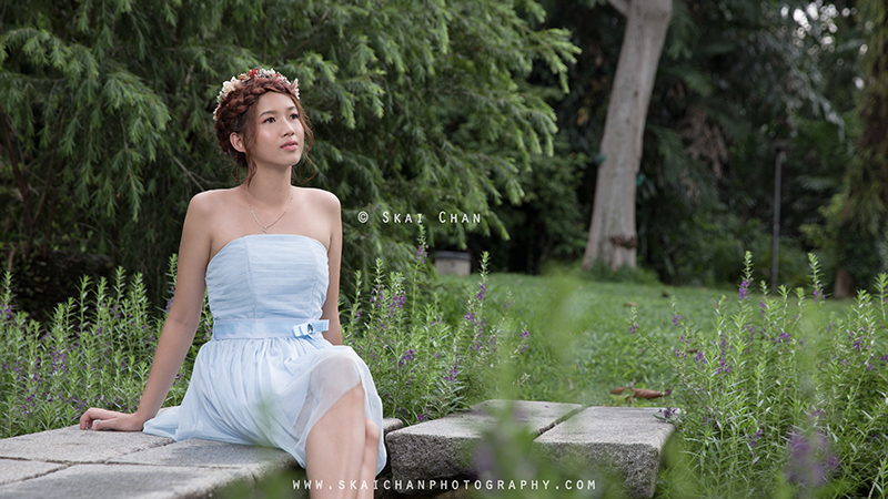 Bridal photoshoot session with Melanie at Pearl's Hill City Park