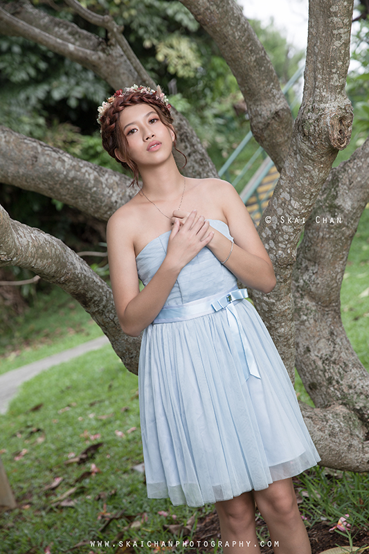 Bridal photoshoot session with Melanie at Pearl's Hill City Park