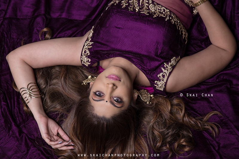 Creative fashion portrait photoshoot session with Renu at The Ritz-Carlton, Millenia Singapore