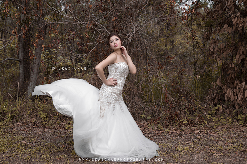 Bridal shoot with beautiful Ivia Xiao Hui