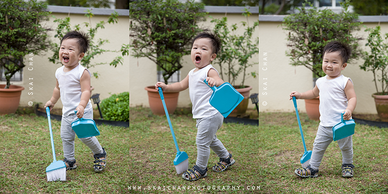 Children photoshoot session with Nicholas Chan Jun En at home