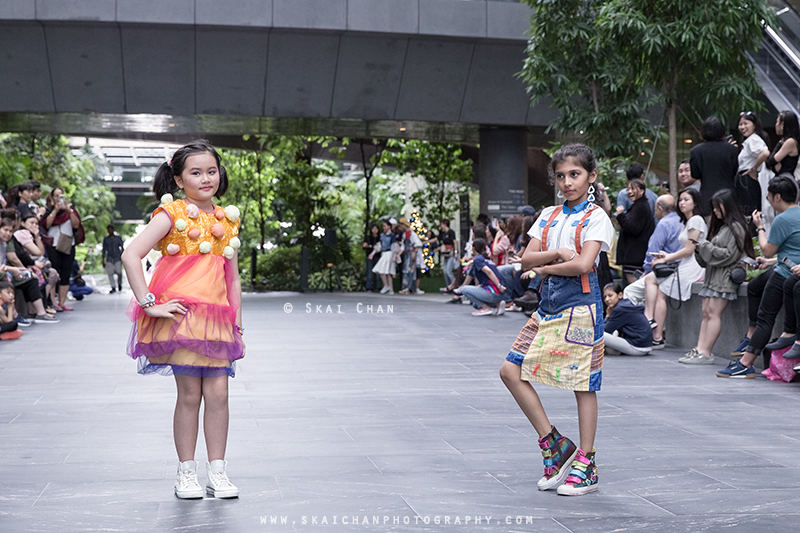 Fashion runway photoshoot session with Singapore Fashion Runway at Marina One