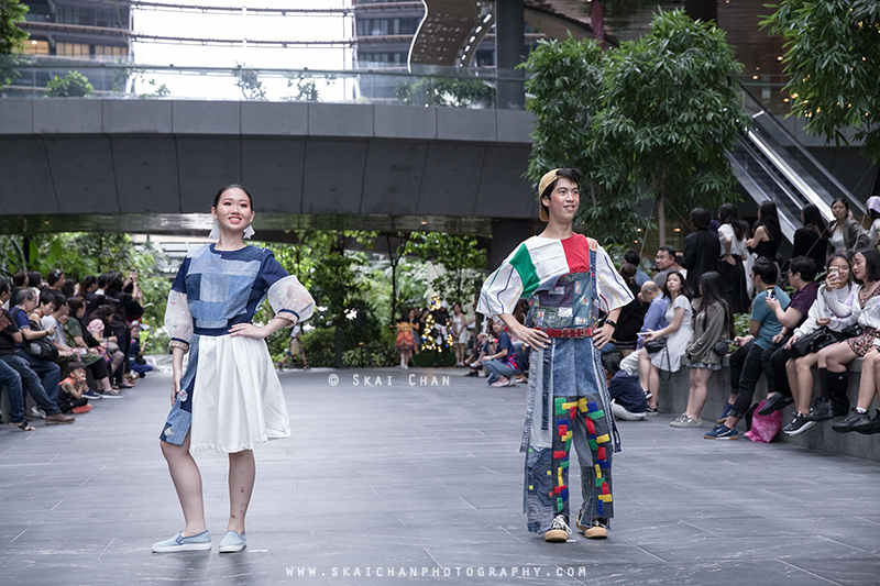 Fashion runway photoshoot session with Singapore Fashion Runway at Marina One