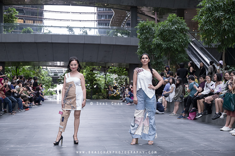 Fashion runway photoshoot session with Singapore Fashion Runway at Marina One