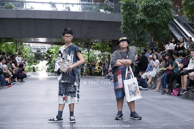 Fashion runway photoshoot session with Singapore Fashion Runway at Marina One