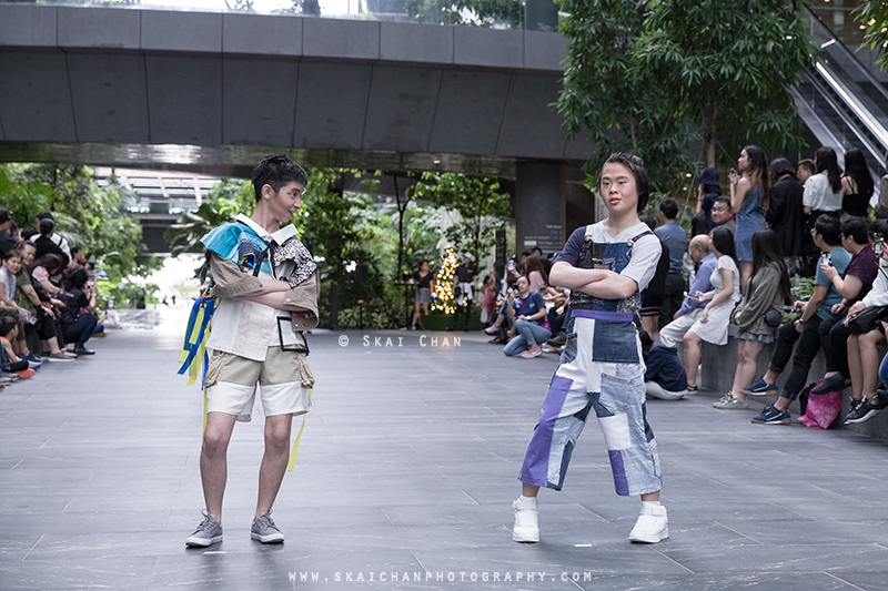 Fashion runway photoshoot session with Singapore Fashion Runway at Marina One