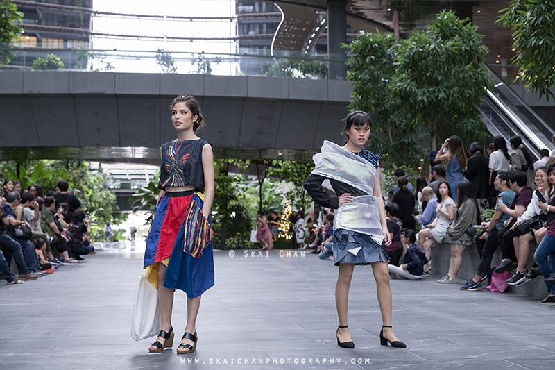 Fashion runway photoshoot session with Singapore Fashion Runway at Marina One