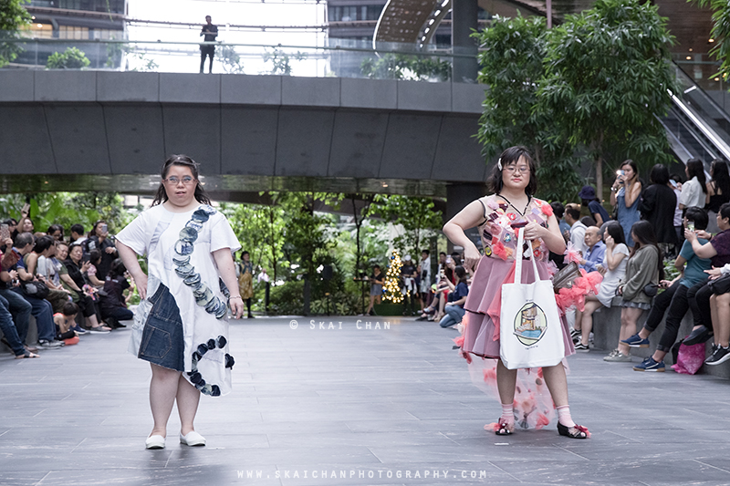 Fashion runway photoshoot session with Singapore Fashion Runway at Marina One