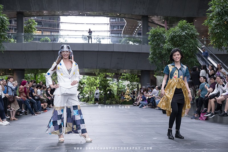 Fashion runway photoshoot session with Singapore Fashion Runway at Marina One