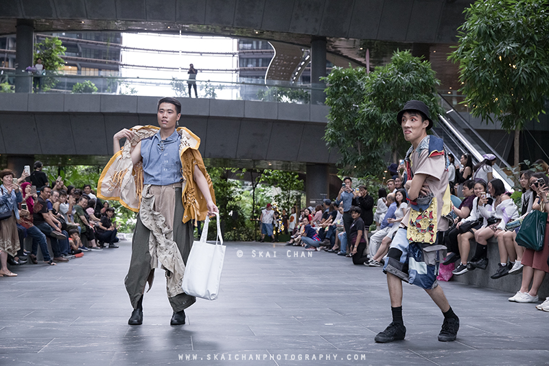 Fashion runway photoshoot session with Singapore Fashion Runway at Marina One