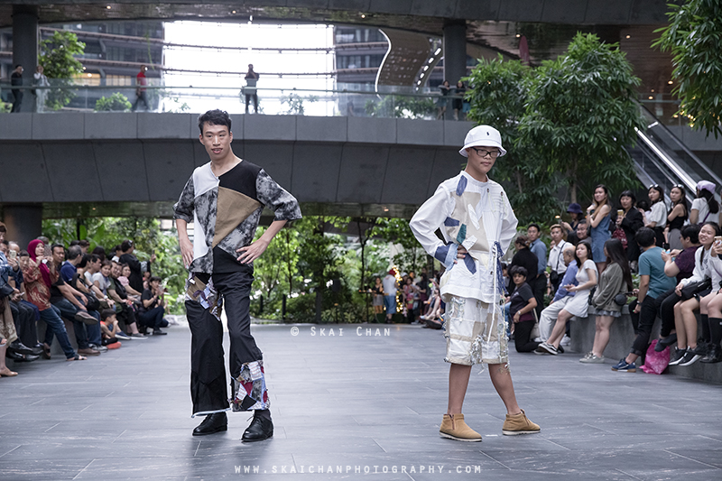 Fashion runway photoshoot session with Singapore Fashion Runway at Marina One