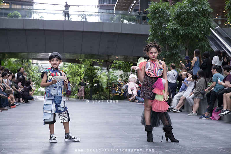 Fashion runway photoshoot session with Singapore Fashion Runway at Marina One