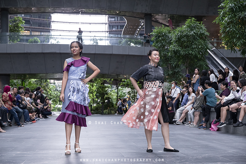 Fashion runway photoshoot session with Singapore Fashion Runway at Marina One