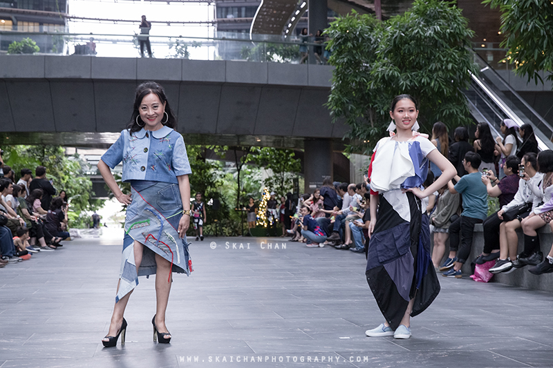 Fashion runway photoshoot session with Singapore Fashion Runway at Marina One