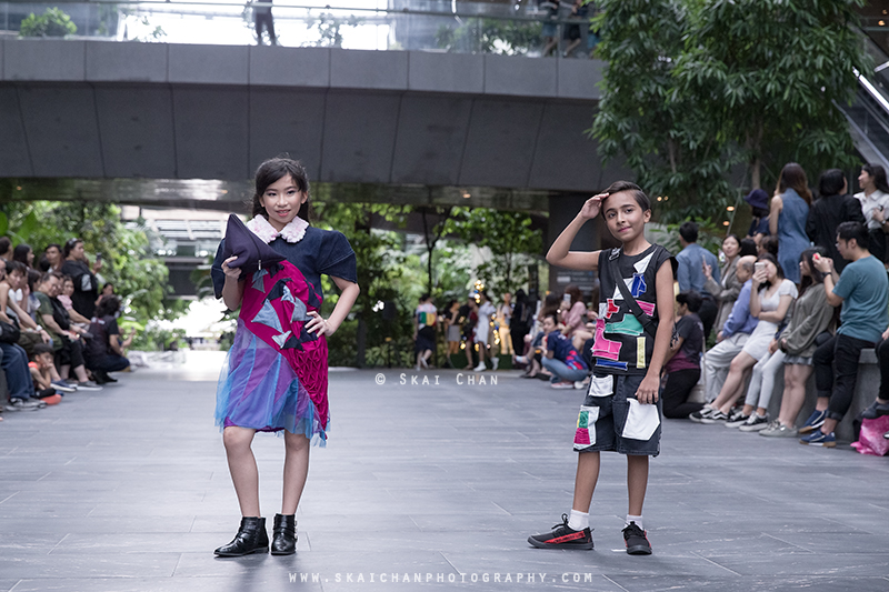 Fashion runway photoshoot session with Singapore Fashion Runway at Marina One