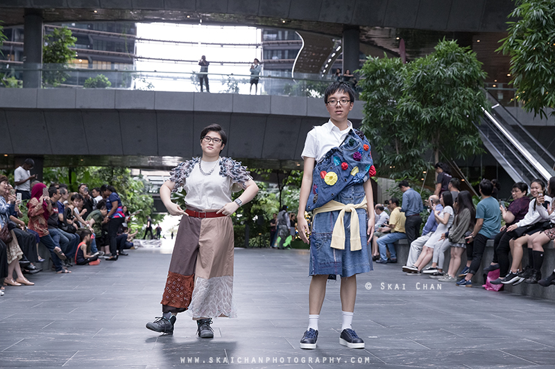 Fashion runway photoshoot session with Singapore Fashion Runway at Marina One