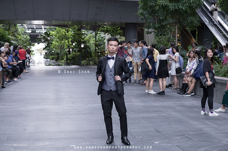 Fashion runway photoshoot session with Singapore Fashion Runway at Marina One