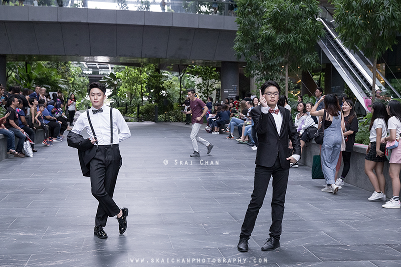 Fashion runway photoshoot session with Singapore Fashion Runway at Marina One