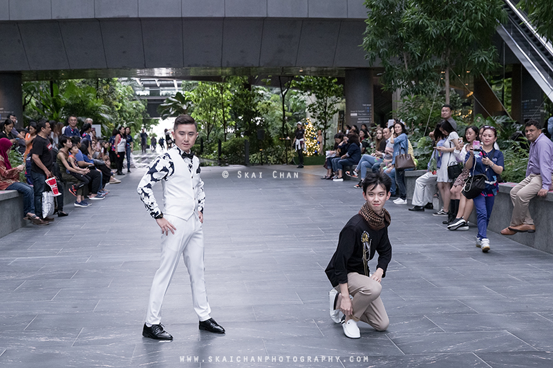 Fashion runway photoshoot session with Singapore Fashion Runway at Marina One
