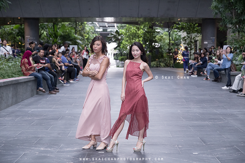 Fashion runway photoshoot session with Singapore Fashion Runway at Marina One