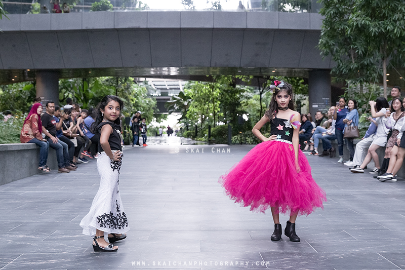 Fashion runway photoshoot session with Singapore Fashion Runway at Marina One