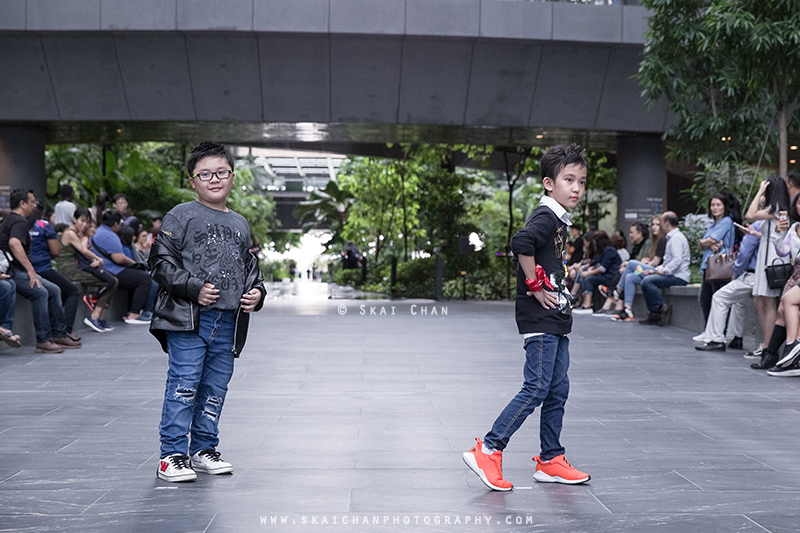 Fashion runway photoshoot session with Singapore Fashion Runway at Marina One