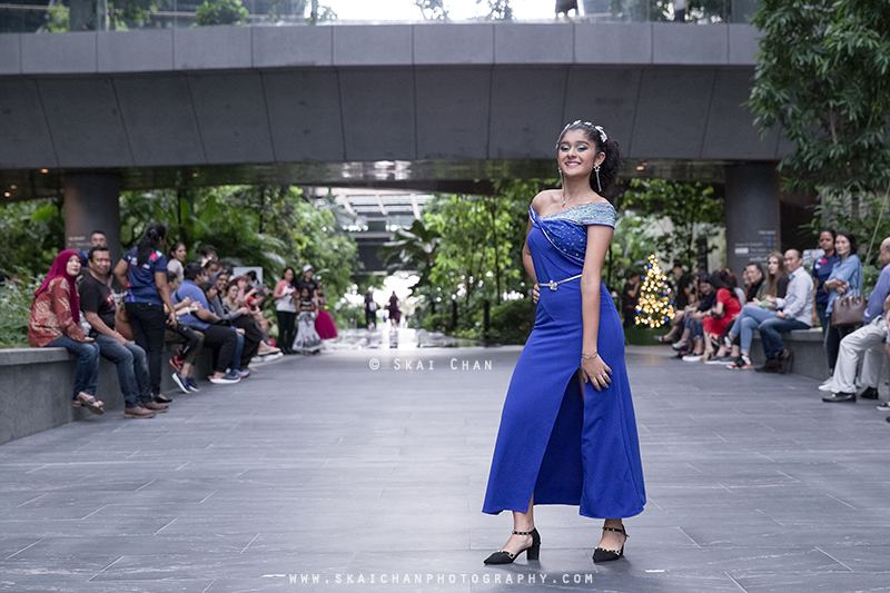 Fashion runway photoshoot session with Singapore Fashion Runway at Marina One