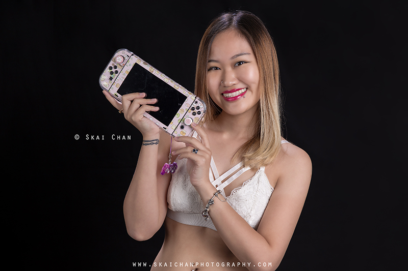 Editorial gamer portrait photoshoot session with Rachel Liew at Tanjong Pagar (photography studio)