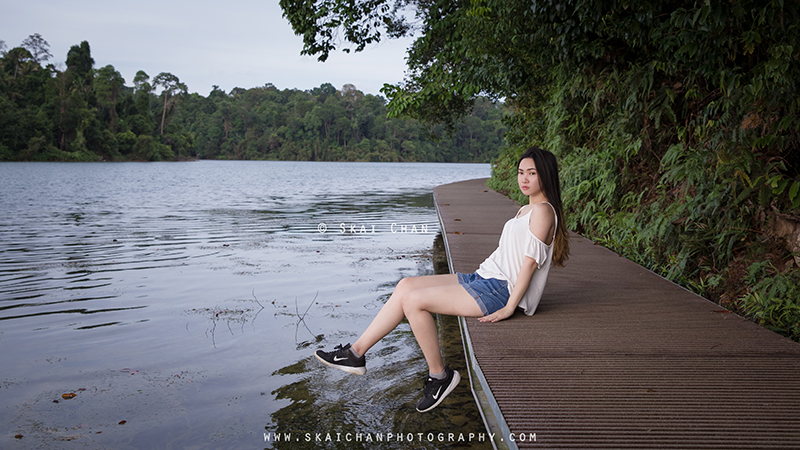 Hiking portrait photoshoot session with Angela Arlene Quek at Chemperai Trail, Macritchie Reservoir