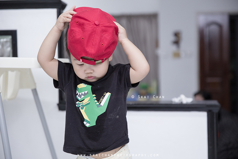 Indoor children photoshoot session with Nicholas Chan Jun En at home