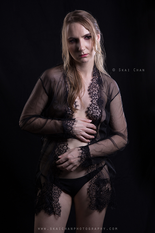 Lingerie photoshoot session with Ko at Tanjong Pagar (photography studio)