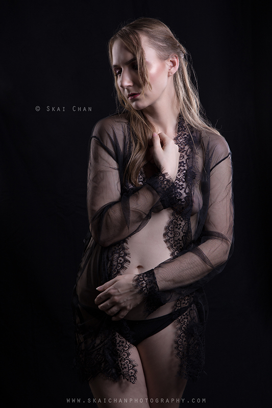 Lingerie photoshoot session with Ko at Tanjong Pagar (photography studio)