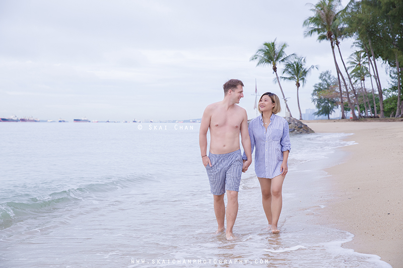 Photoshoot with Alex & Esther at East Coast Park (ECP) beach