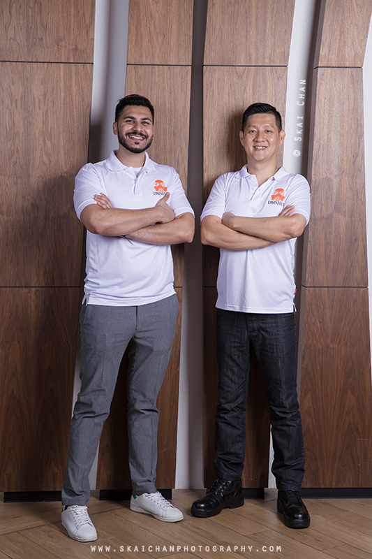 Corporate group photoshoot session with Disinfect at NTU Alumni Club