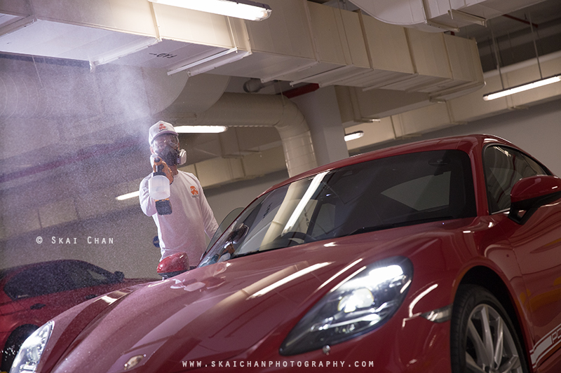 Commercial portrait photoshoot session with Disinfect