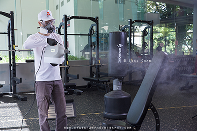 Indoor Business Commercial Photoshoot - Disinfect @ Commercial Places