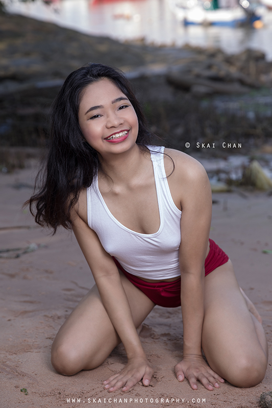 Glamour portrait photoshoot session with Tantiara Rosli at West Coast Park