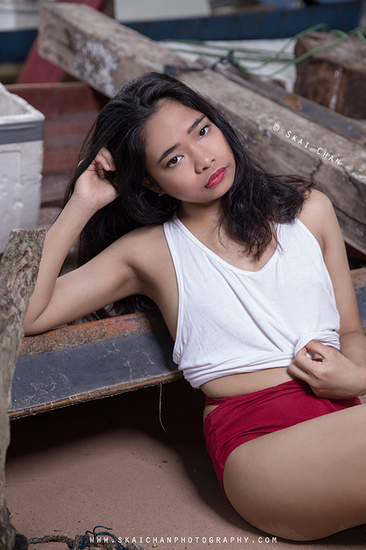 Glamour portrait photoshoot session with Tantiara Rosli at West Coast Park